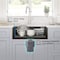 Kibi Pure 24 Fireclay Kitchen Farmhouse Apron Front Single Bowl Sink - Matte Black K2-SF24MB - alternate 8